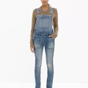 Madewell Skinny Overalls in Adrian Wash
